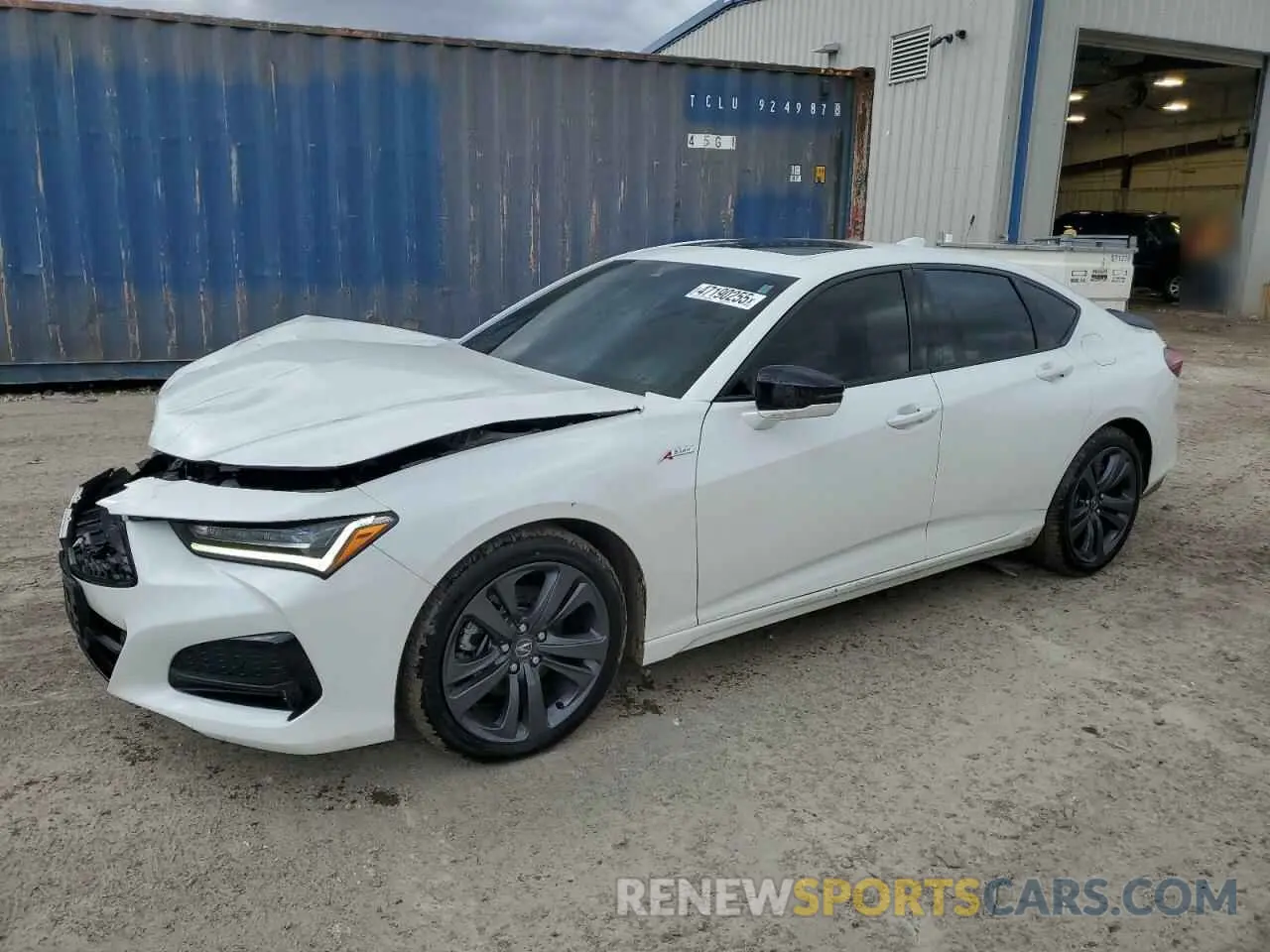 1 Photograph of a damaged car 19UUB6F53PA001876 ACURA TLX 2023