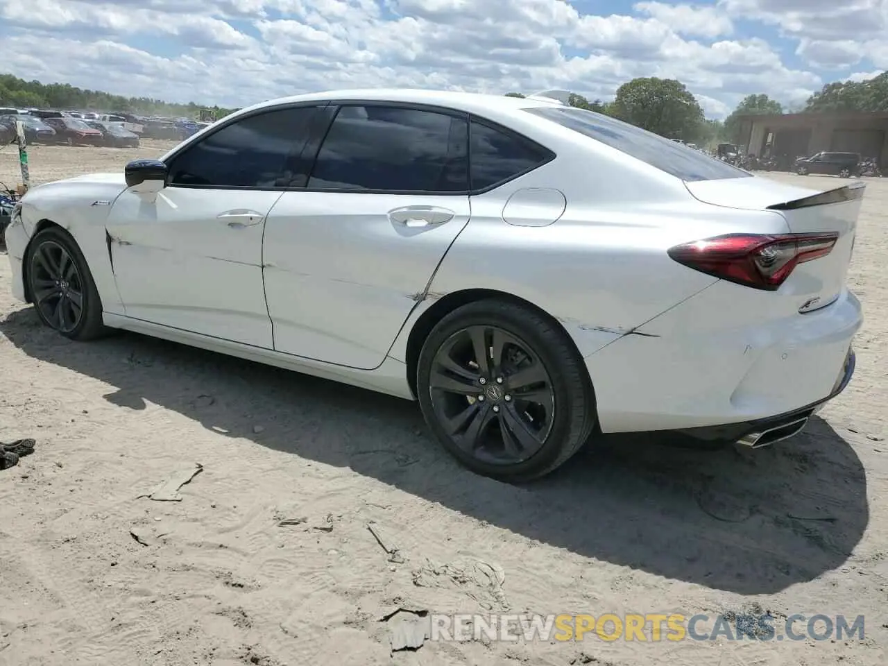 2 Photograph of a damaged car 19UUB6F53PA002381 ACURA TLX 2023