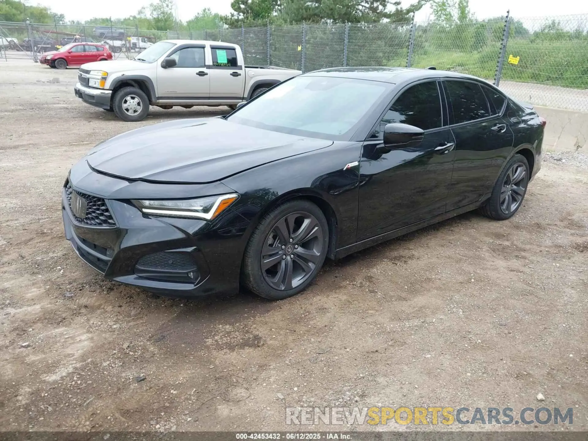 2 Photograph of a damaged car 19UUB6F54PA004608 ACURA TLX 2023