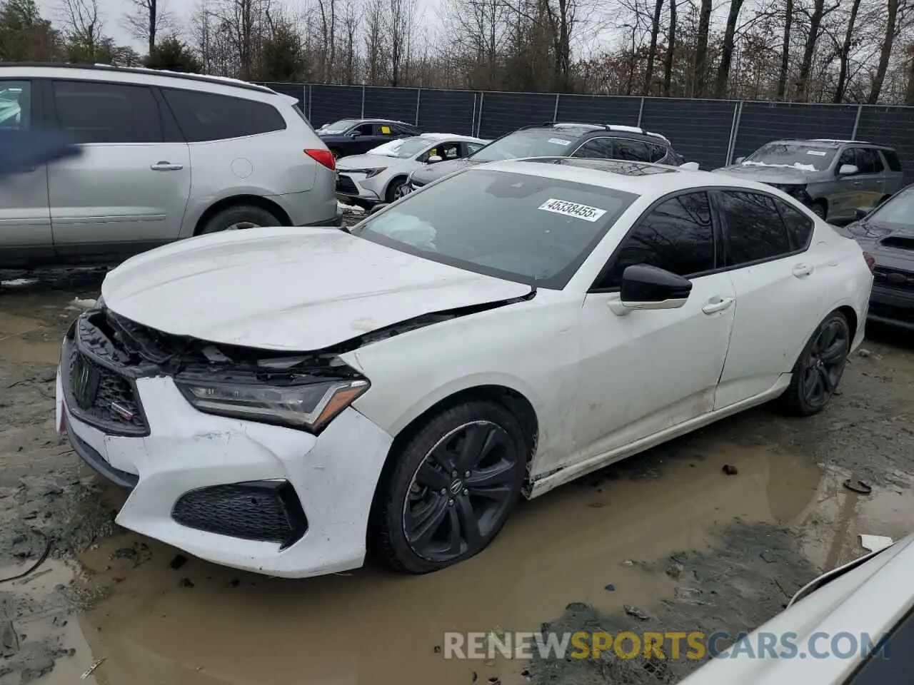 1 Photograph of a damaged car 19UUB6F55PA001135 ACURA TLX 2023