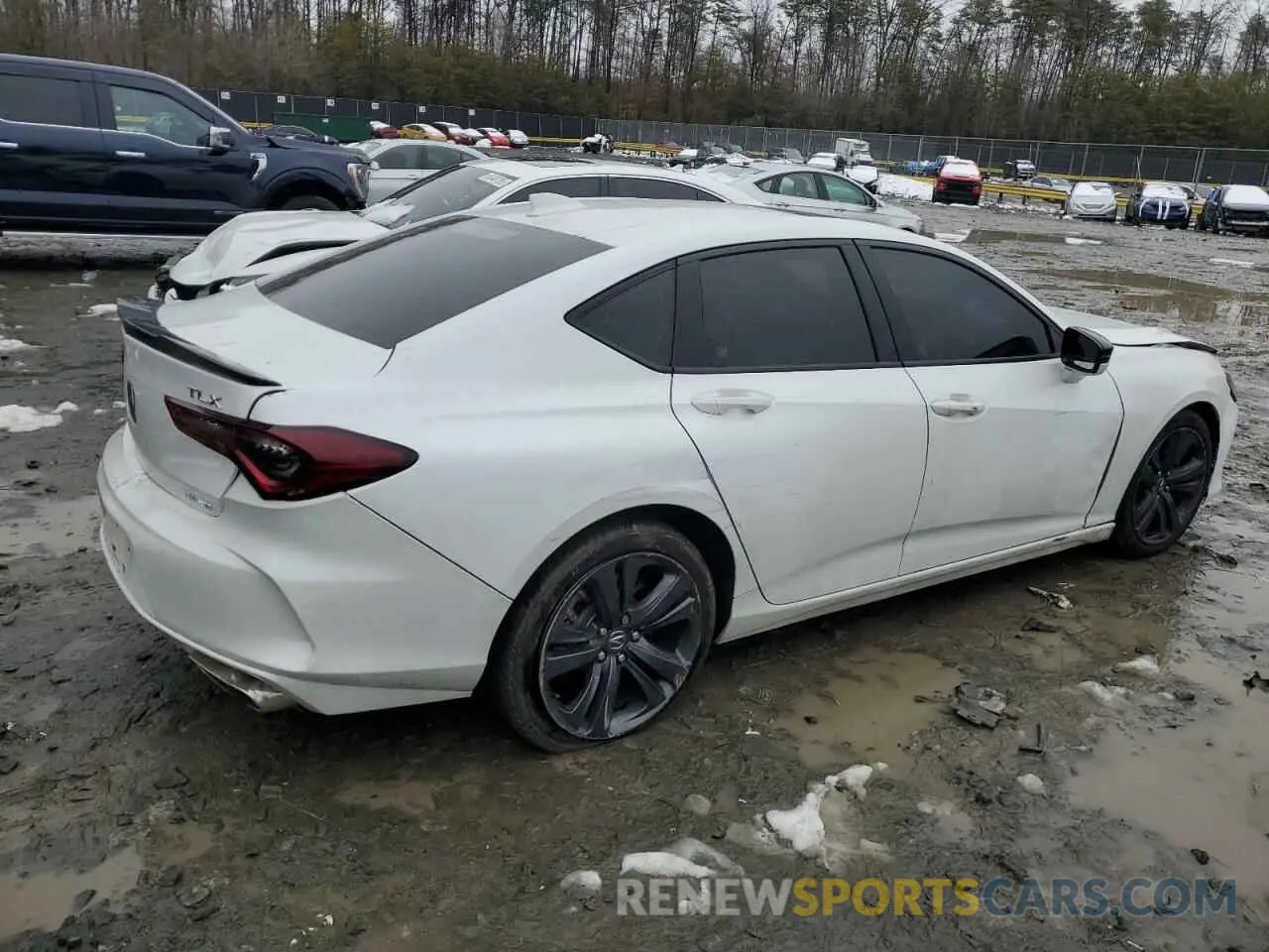 3 Photograph of a damaged car 19UUB6F55PA001135 ACURA TLX 2023