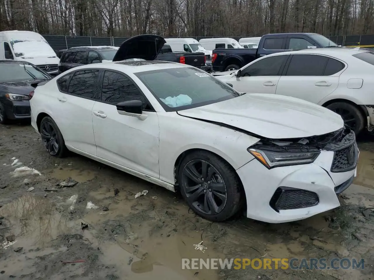 4 Photograph of a damaged car 19UUB6F55PA001135 ACURA TLX 2023