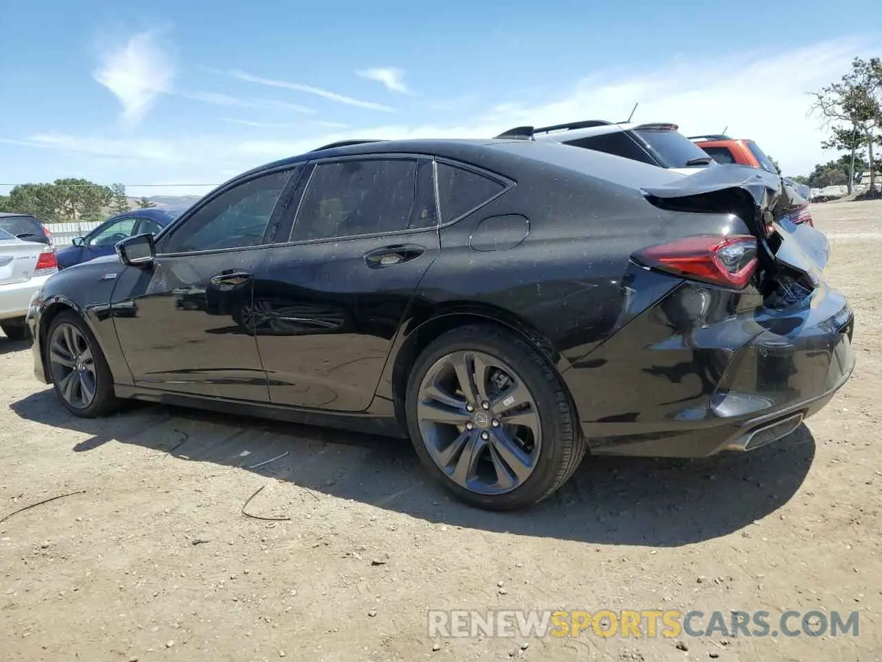 2 Photograph of a damaged car 19UUB6F55PA002169 ACURA TLX 2023