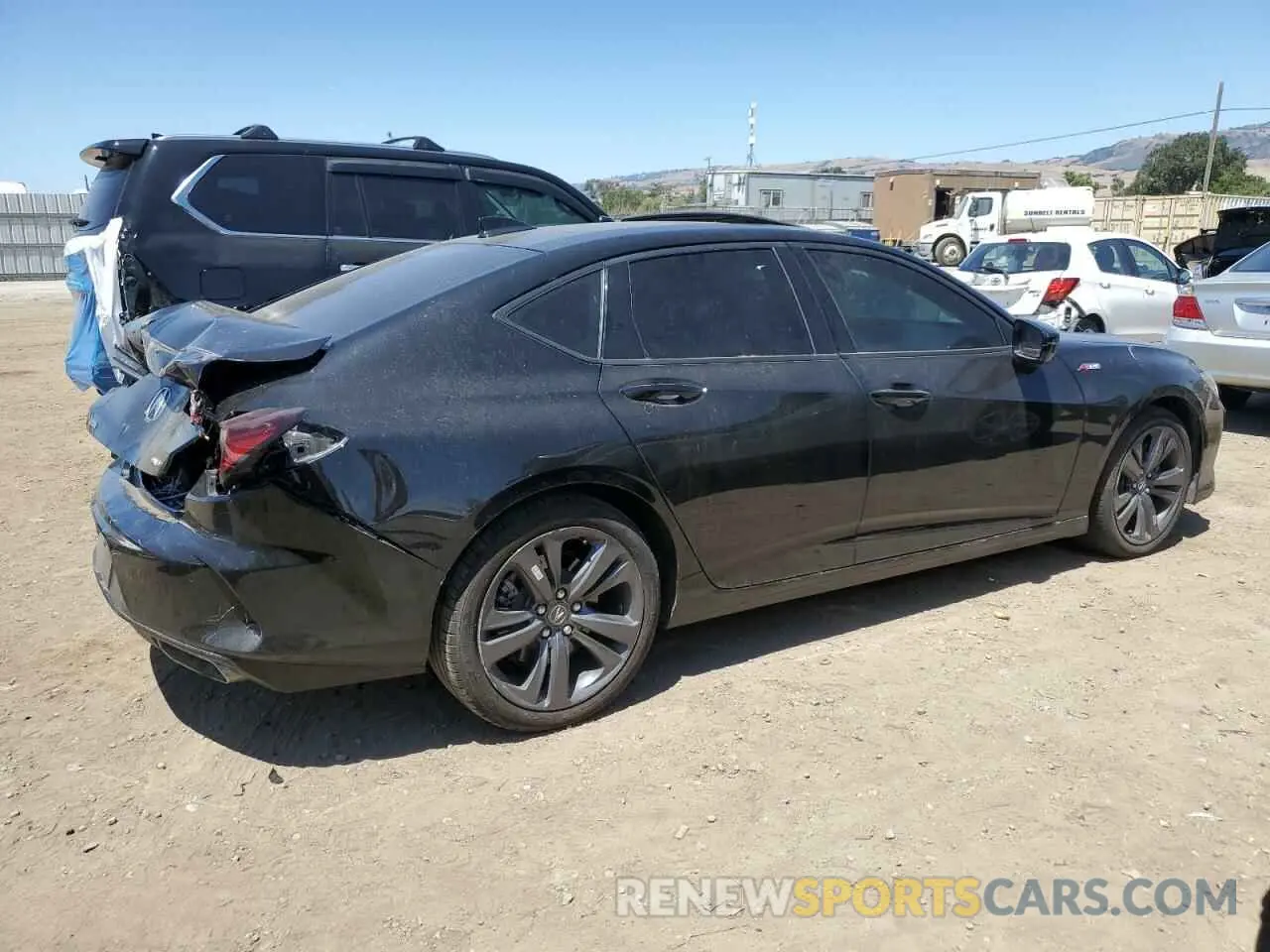 3 Photograph of a damaged car 19UUB6F55PA002169 ACURA TLX 2023