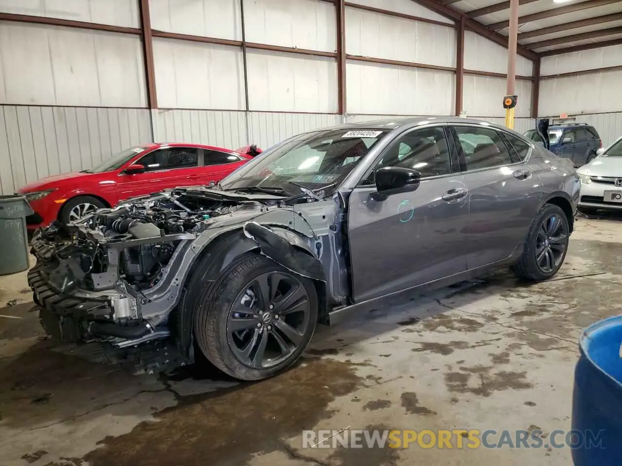 1 Photograph of a damaged car 19UUB6F56PA005534 ACURA TLX 2023