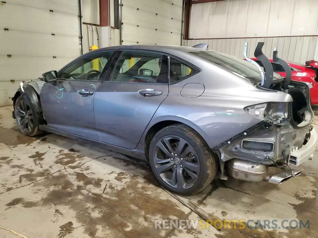 2 Photograph of a damaged car 19UUB6F56PA005534 ACURA TLX 2023