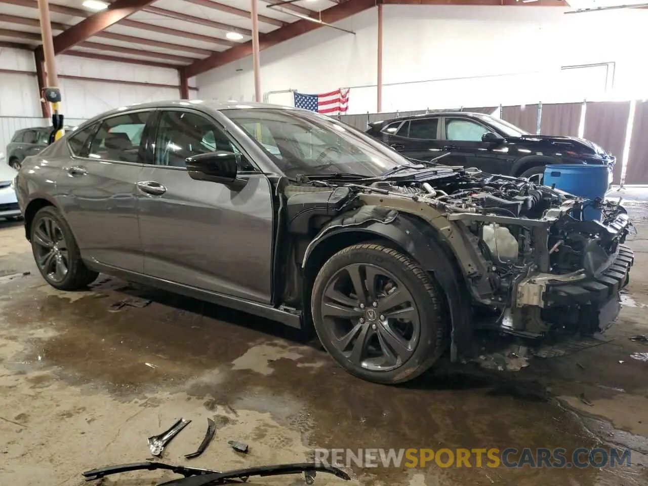 4 Photograph of a damaged car 19UUB6F56PA005534 ACURA TLX 2023