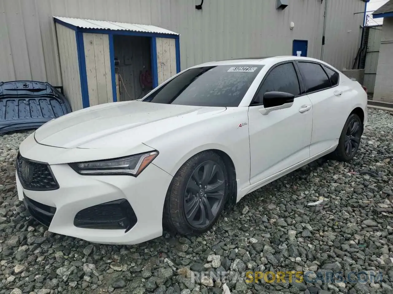 1 Photograph of a damaged car 19UUB6F57PA004277 ACURA TLX 2023