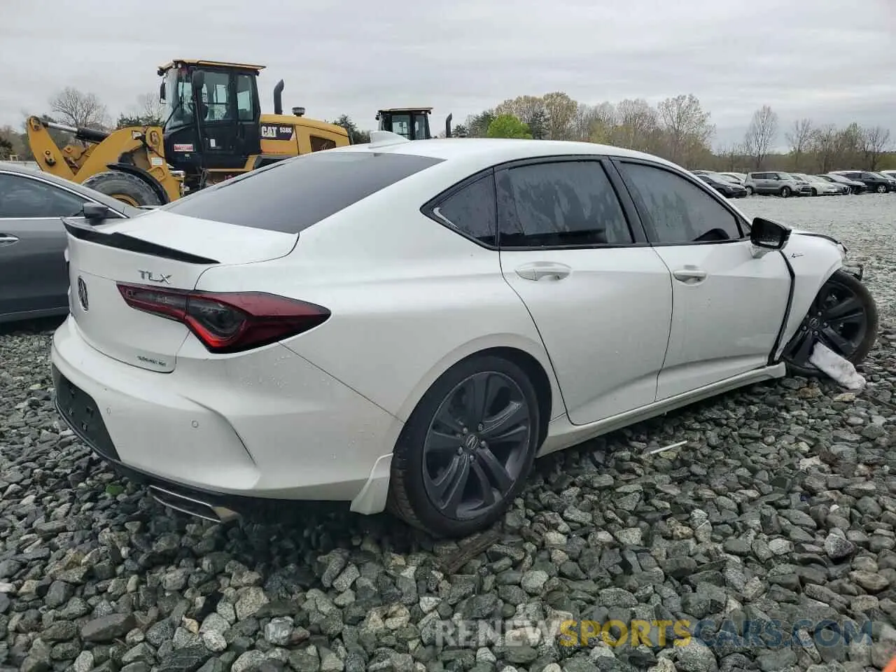 3 Photograph of a damaged car 19UUB6F57PA004277 ACURA TLX 2023