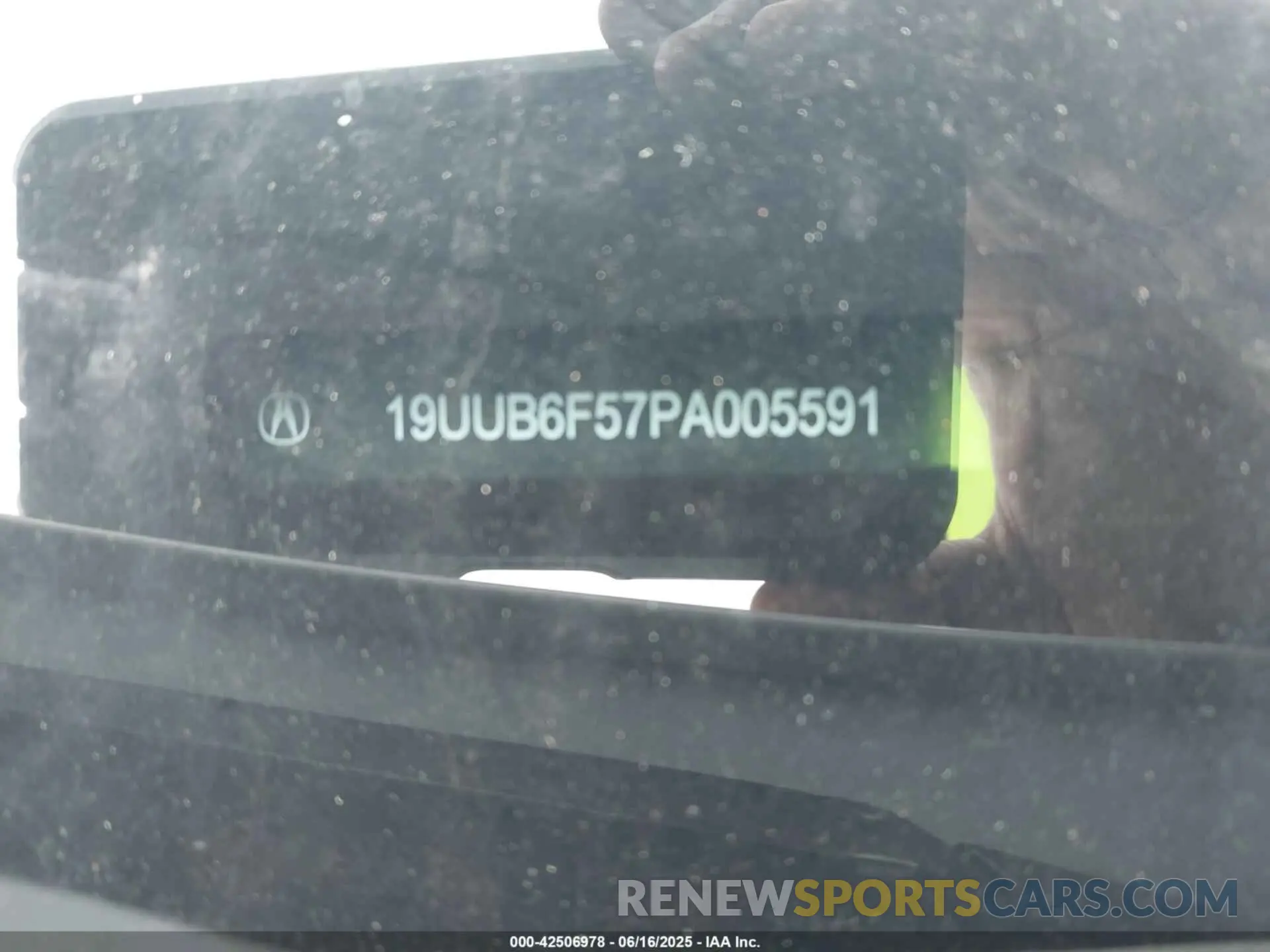17 Photograph of a damaged car 19UUB6F57PA005591 ACURA TLX 2023