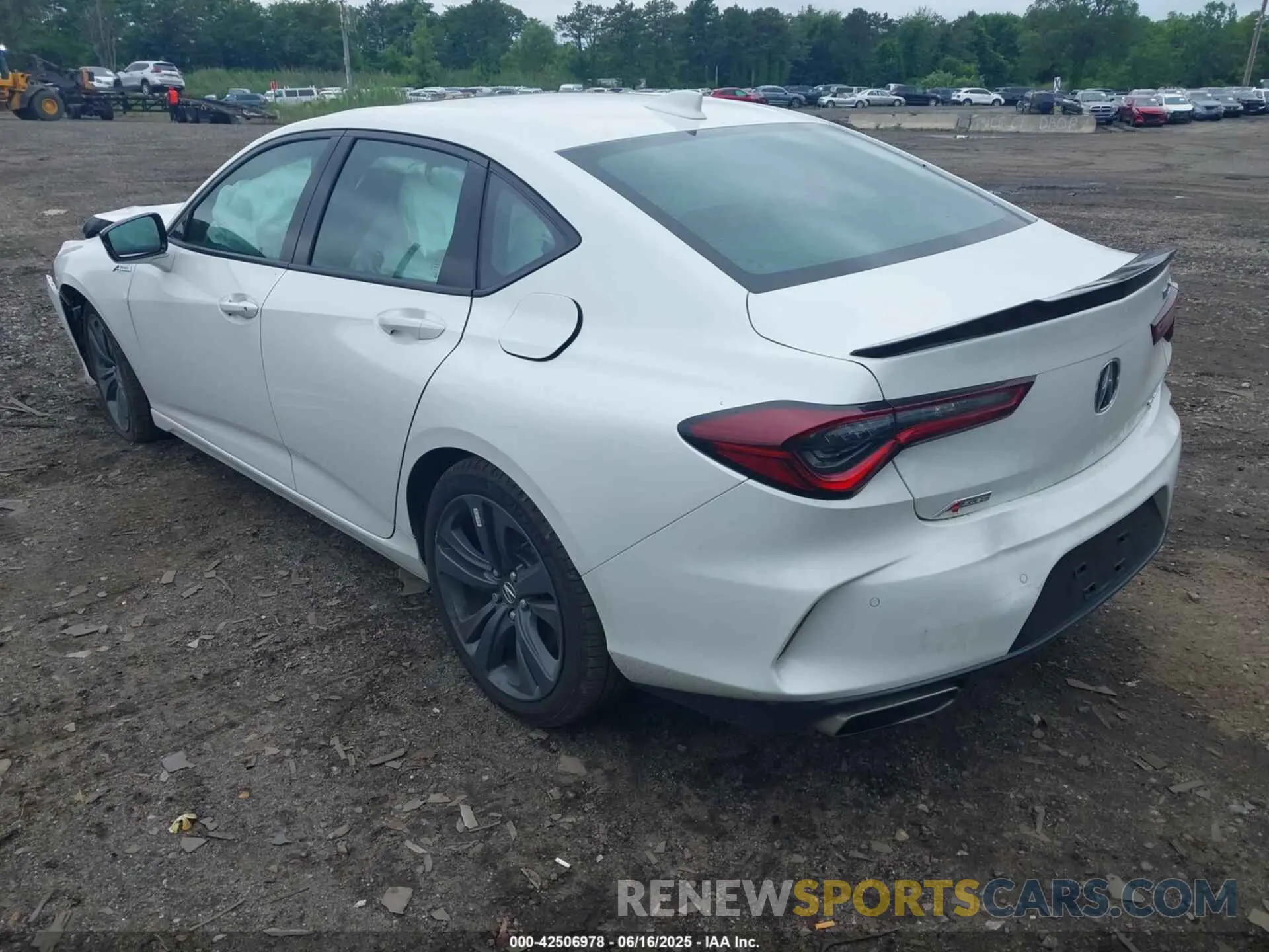 3 Photograph of a damaged car 19UUB6F57PA005591 ACURA TLX 2023