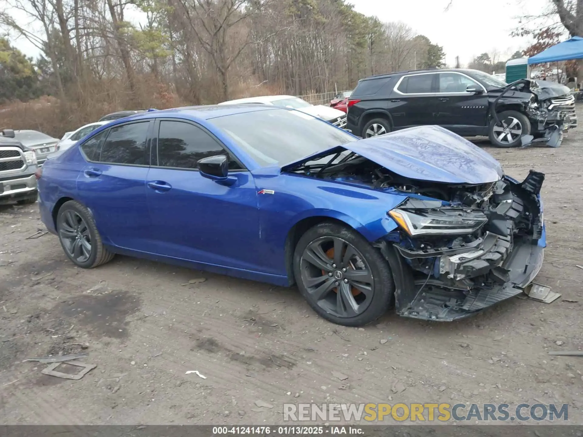 1 Photograph of a damaged car 19UUB6F58PA000934 ACURA TLX 2023