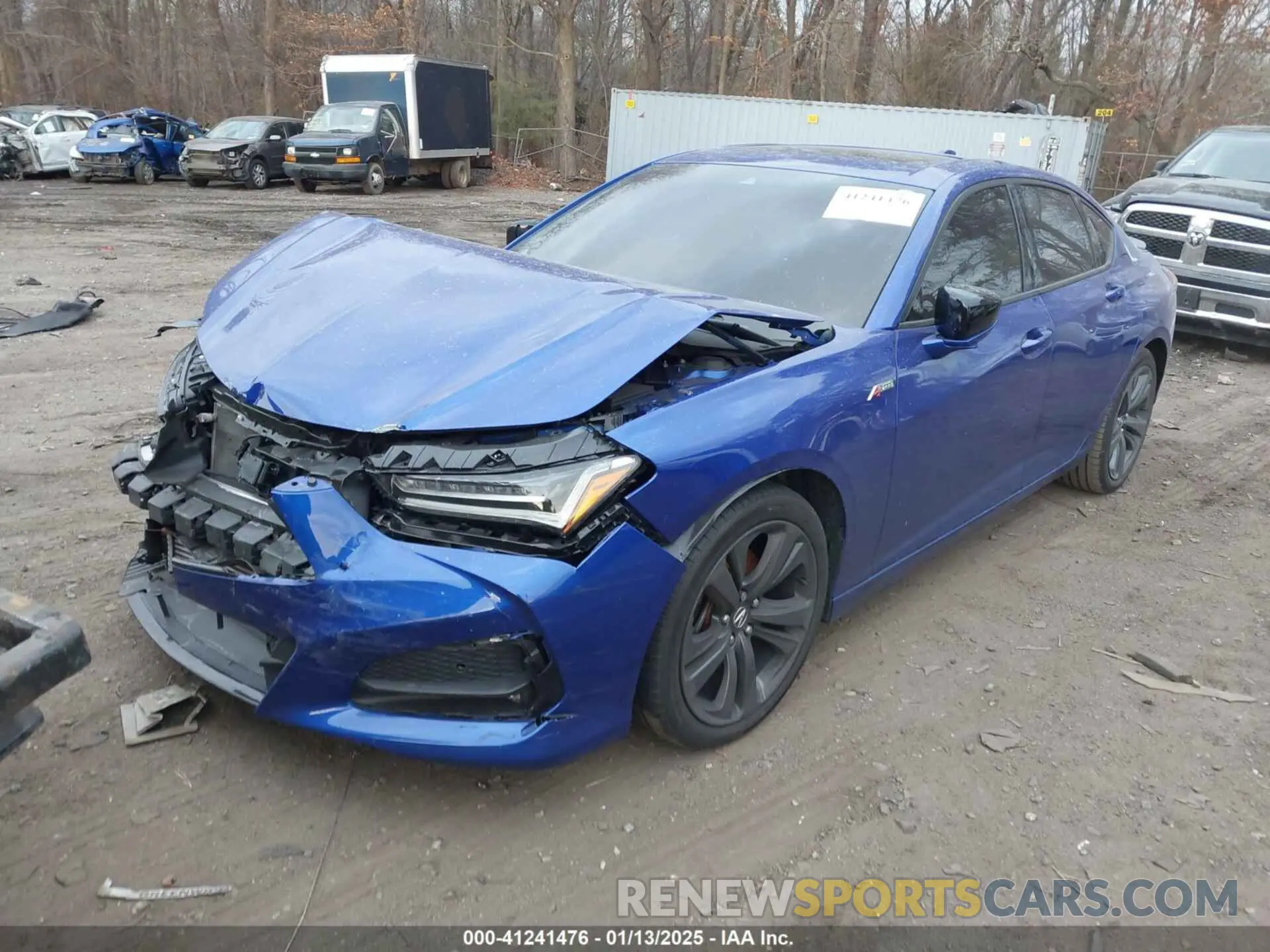 2 Photograph of a damaged car 19UUB6F58PA000934 ACURA TLX 2023