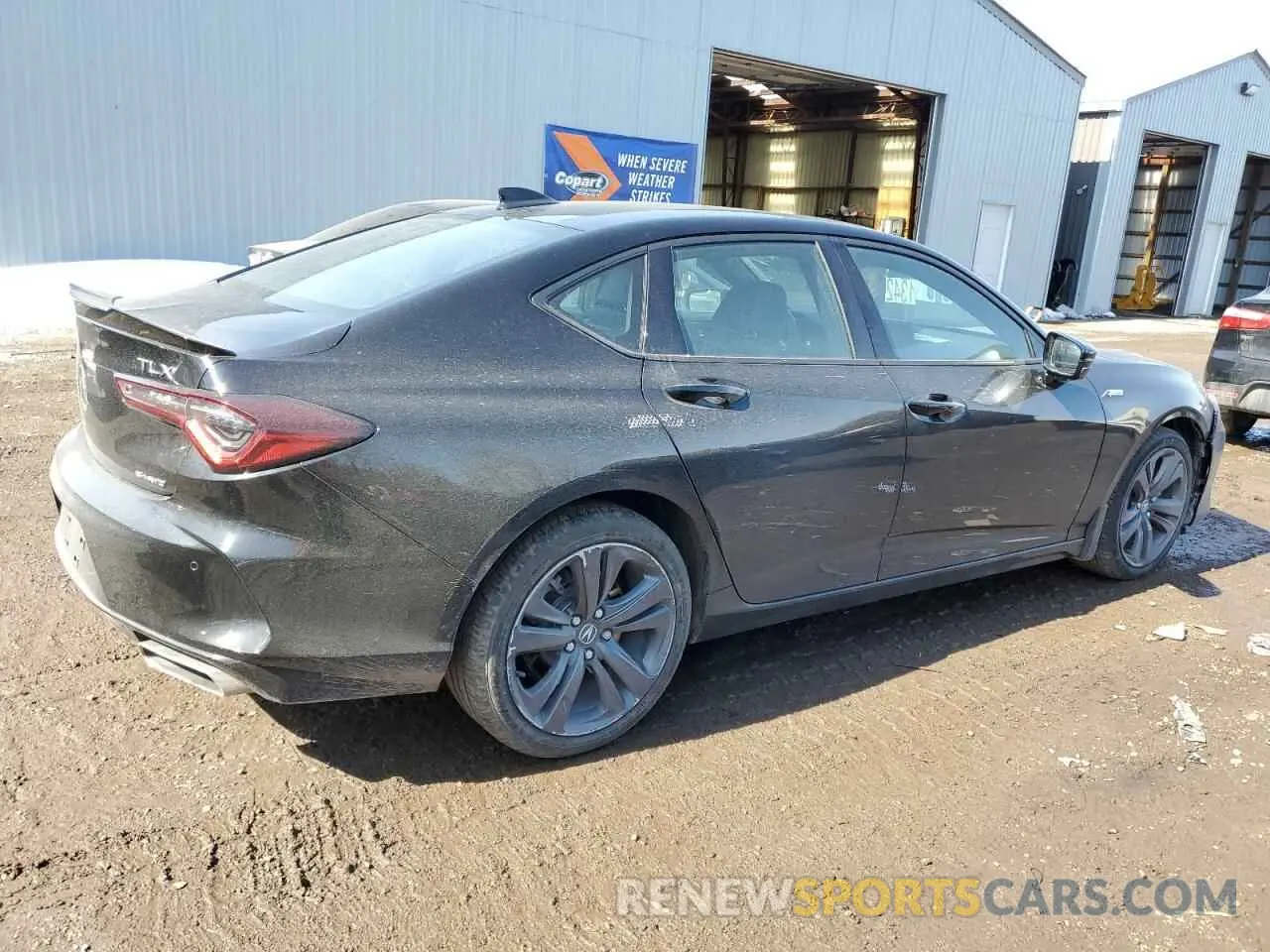 3 Photograph of a damaged car 19UUB6F58PA800035 ACURA TLX 2023