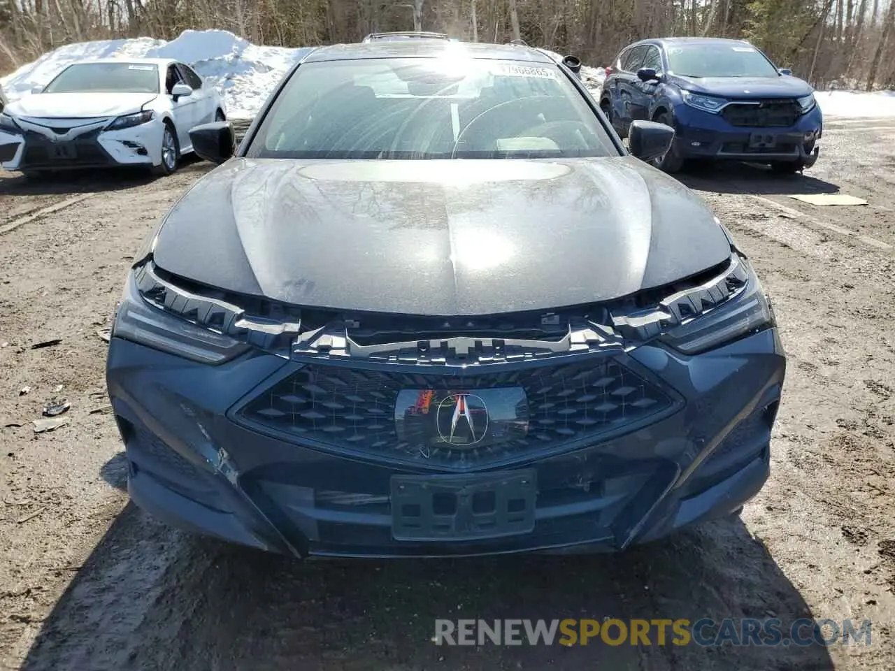 5 Photograph of a damaged car 19UUB6F58PA800035 ACURA TLX 2023