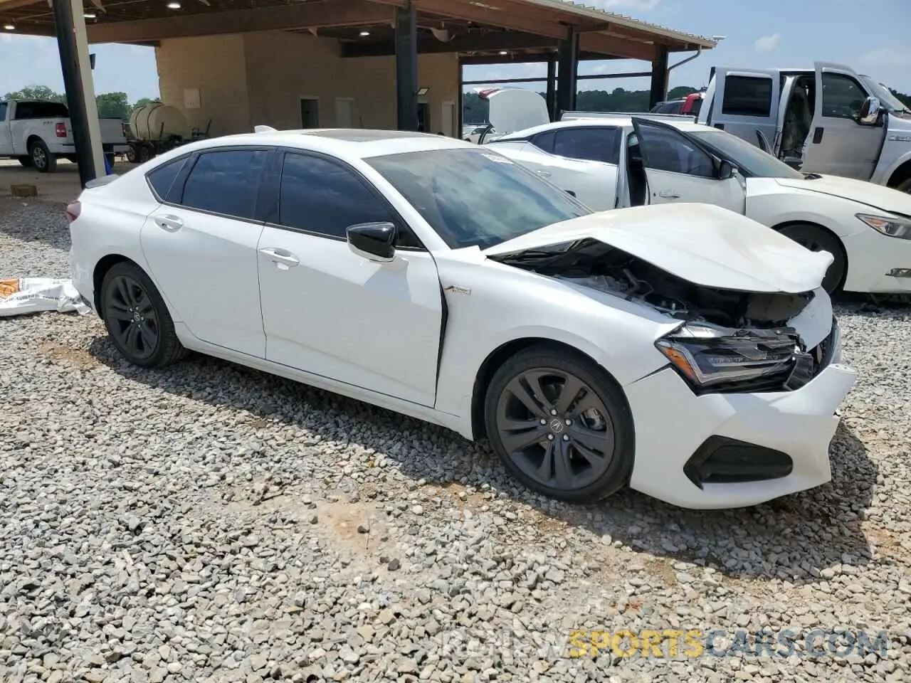 4 Photograph of a damaged car 19UUB6F59PA004135 ACURA TLX 2023