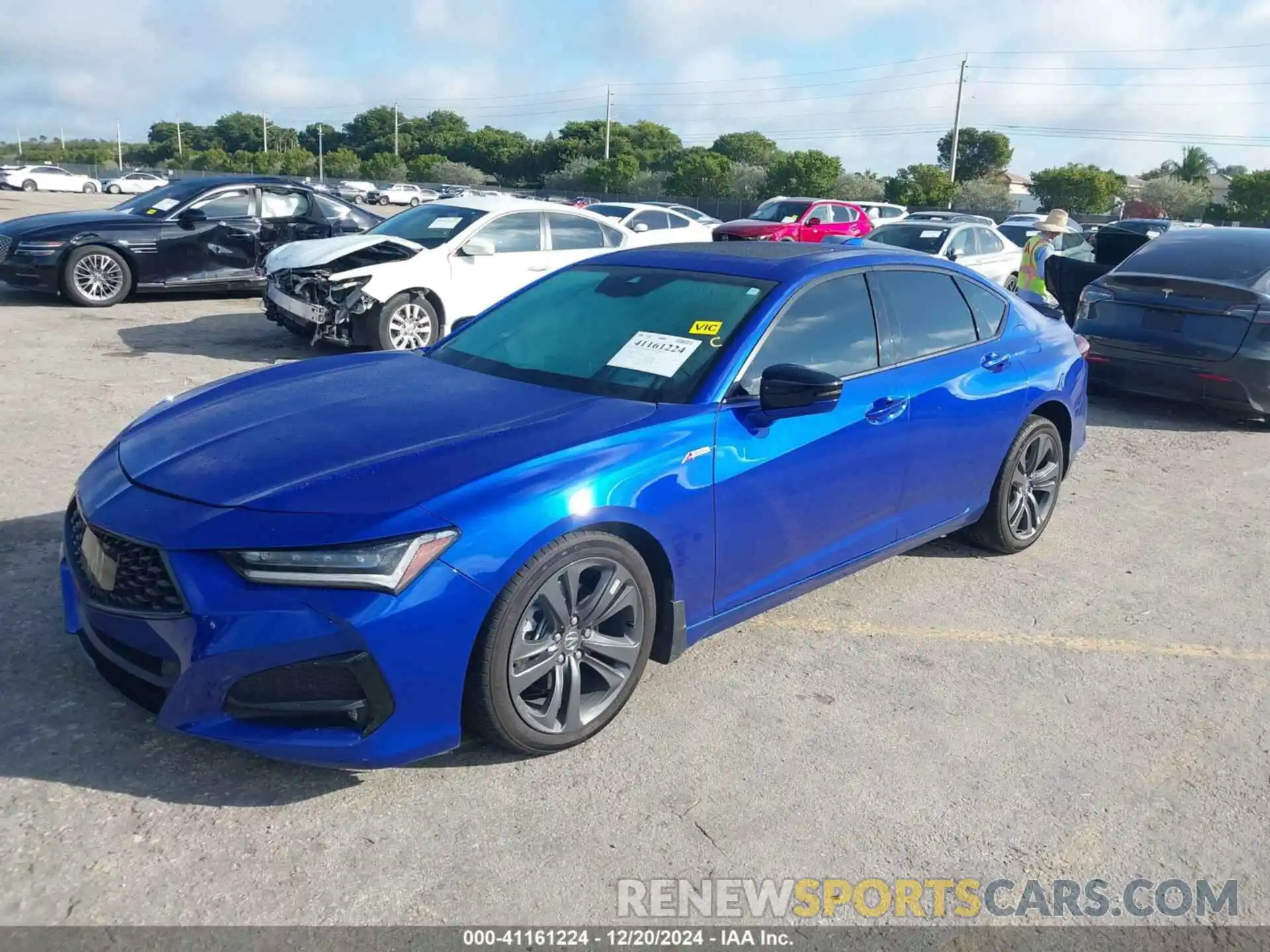 2 Photograph of a damaged car 19UUB6F59PA005933 ACURA TLX 2023