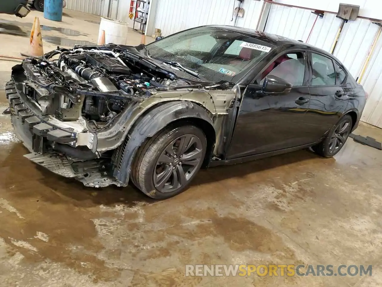 1 Photograph of a damaged car 19UUB6F5XPA001177 ACURA TLX 2023