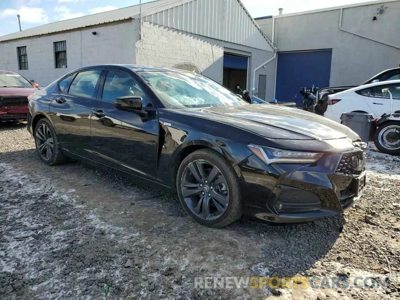 4 Photograph of a damaged car 19UUB6F5XPA002524 ACURA TLX 2023