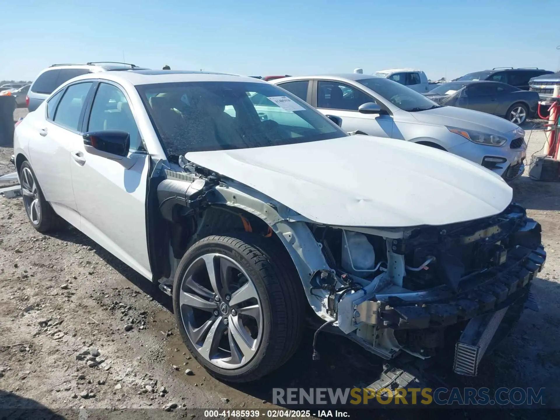 1 Photograph of a damaged car 19UUB6F64PA004763 ACURA TLX 2023