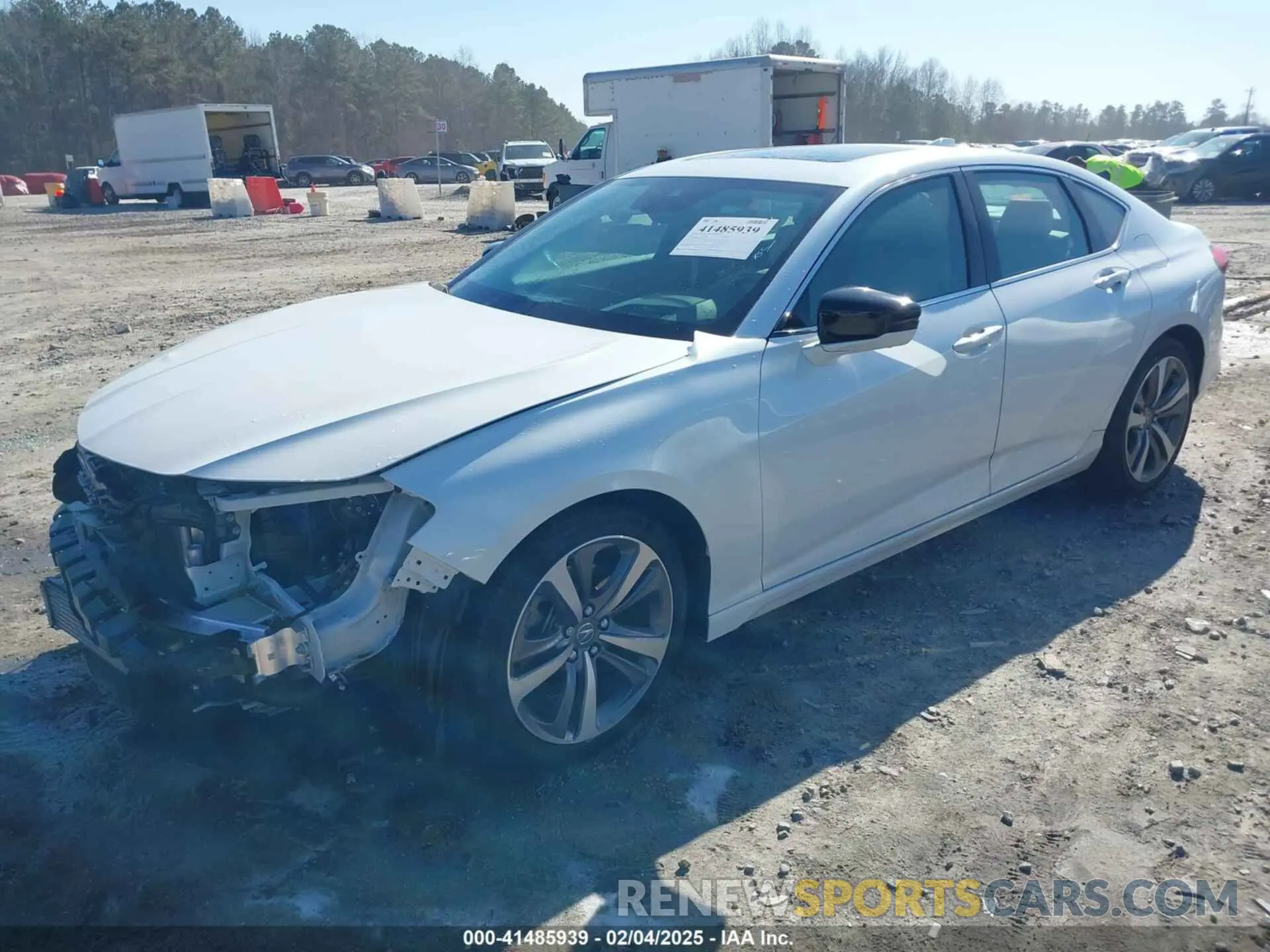 2 Photograph of a damaged car 19UUB6F64PA004763 ACURA TLX 2023