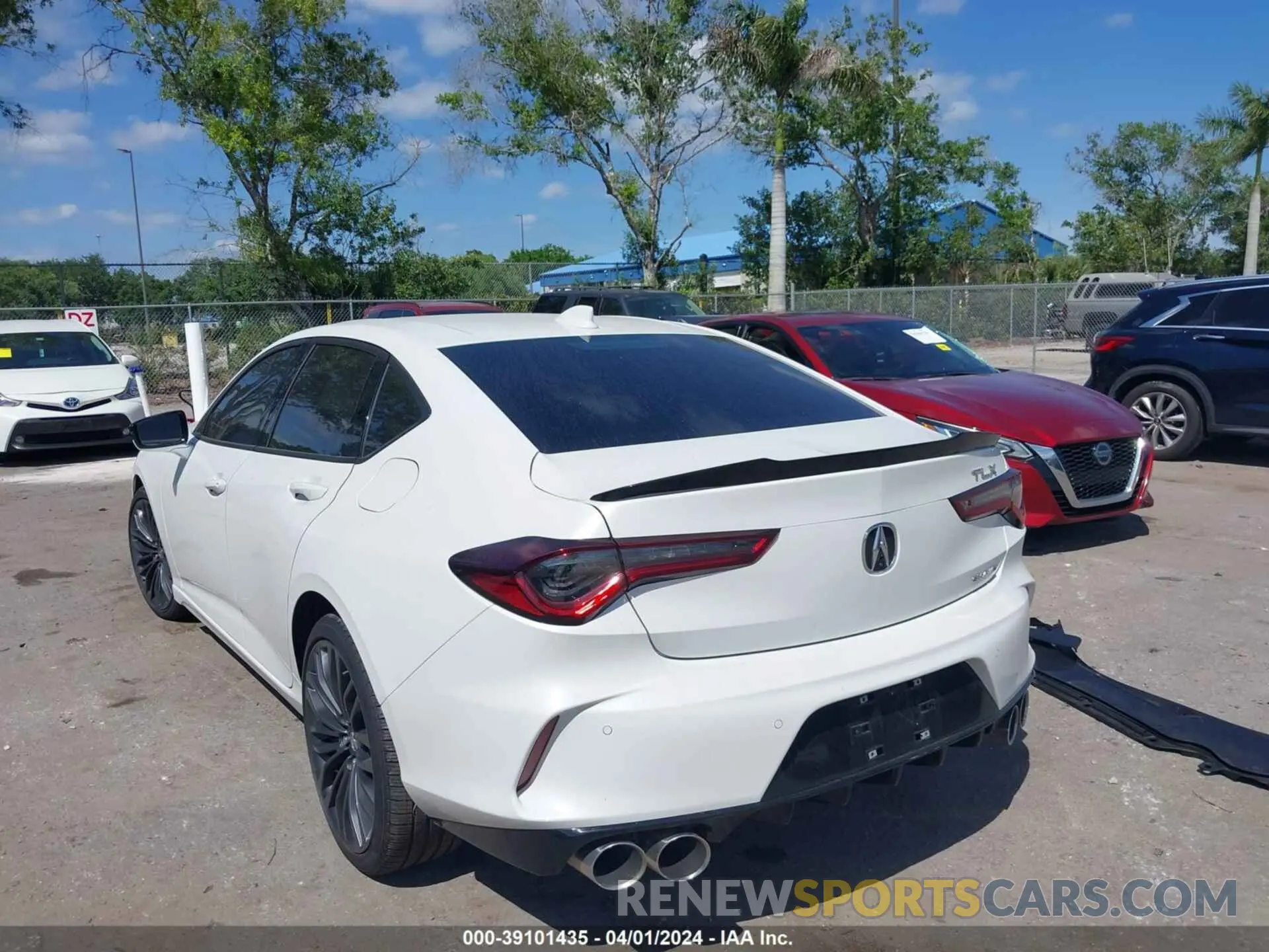 3 Photograph of a damaged car 19UUB7F00PA002221 ACURA TLX 2023