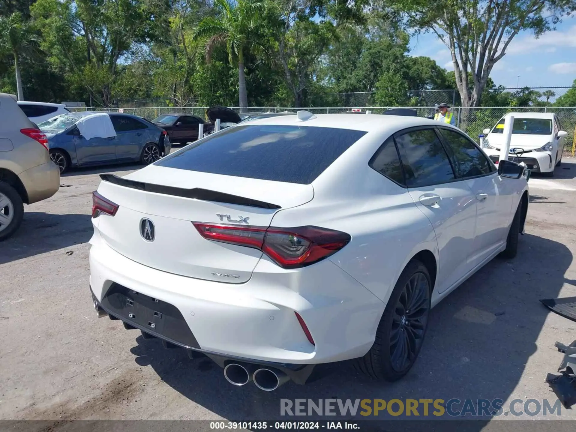 4 Photograph of a damaged car 19UUB7F00PA002221 ACURA TLX 2023