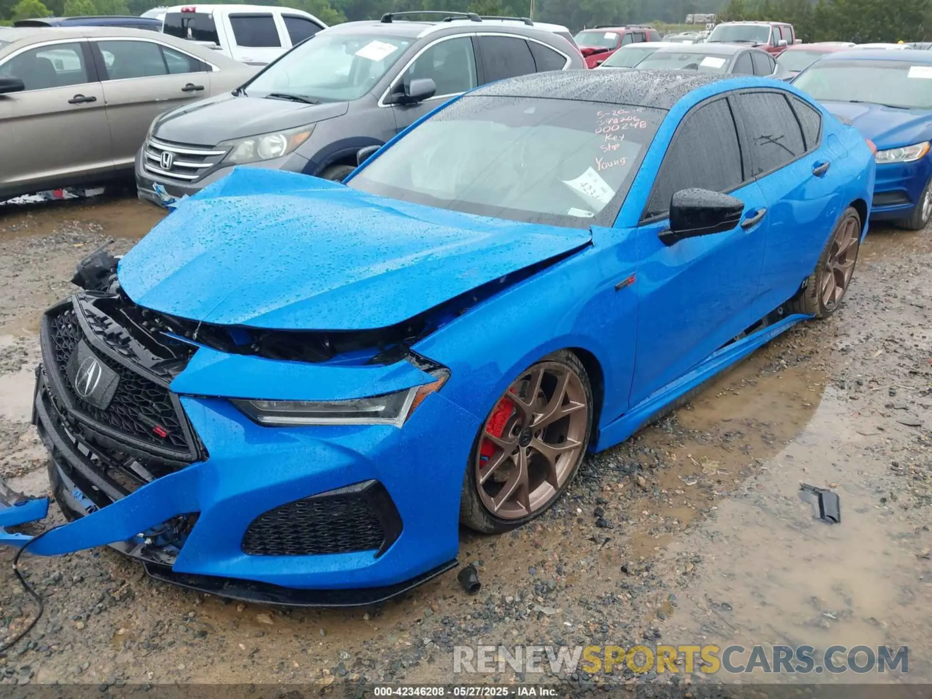 2 Photograph of a damaged car 19UUB7F00PY000248 ACURA TLX 2023