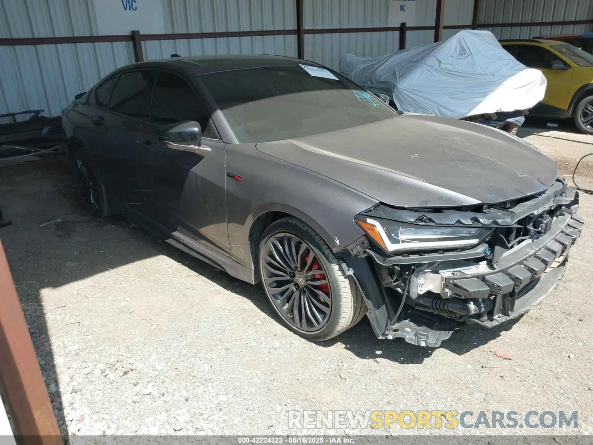1 Photograph of a damaged car 19UUB7F01PA001899 ACURA TLX 2023