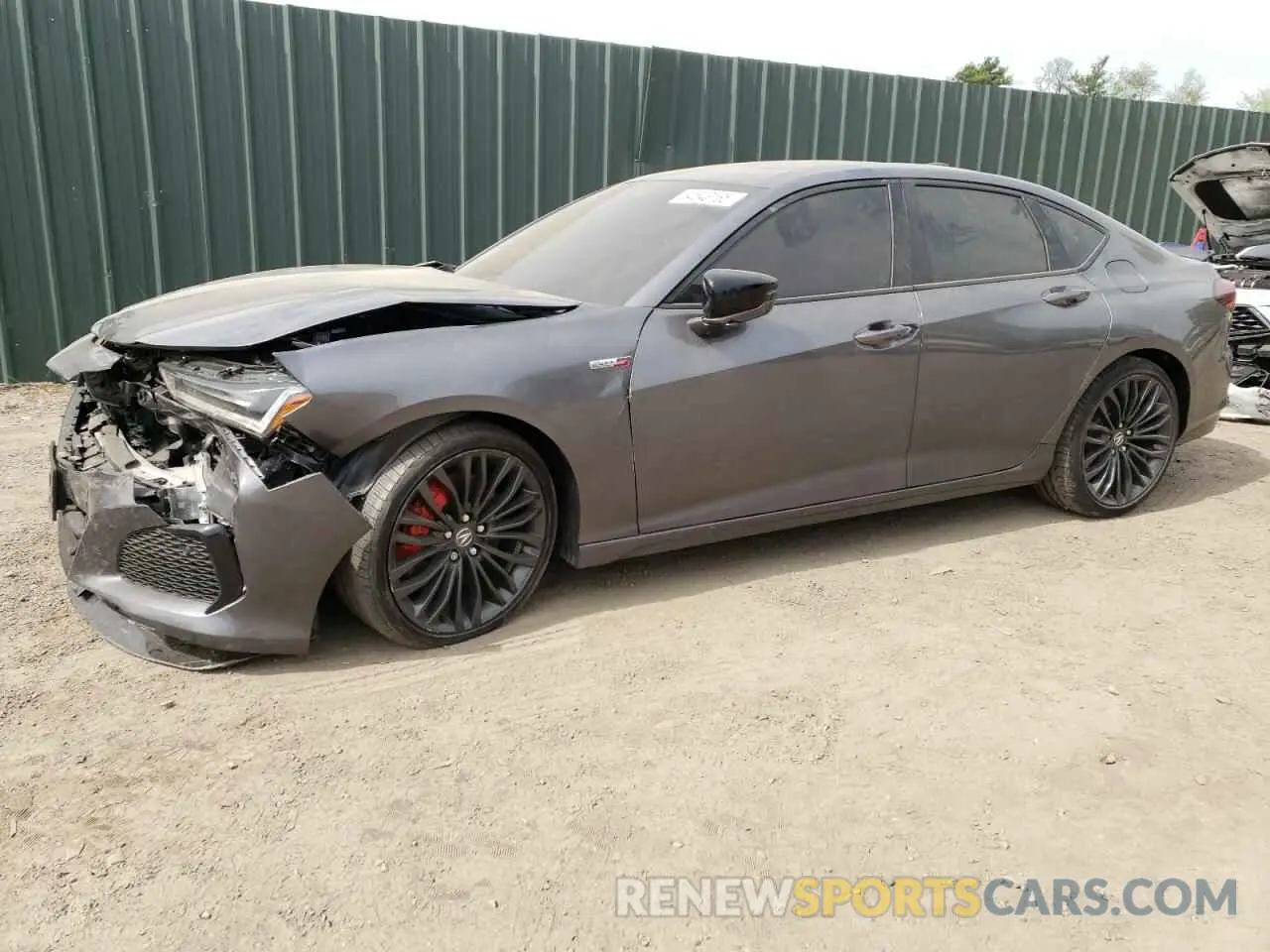 1 Photograph of a damaged car 19UUB7F04PA001783 ACURA TLX 2023
