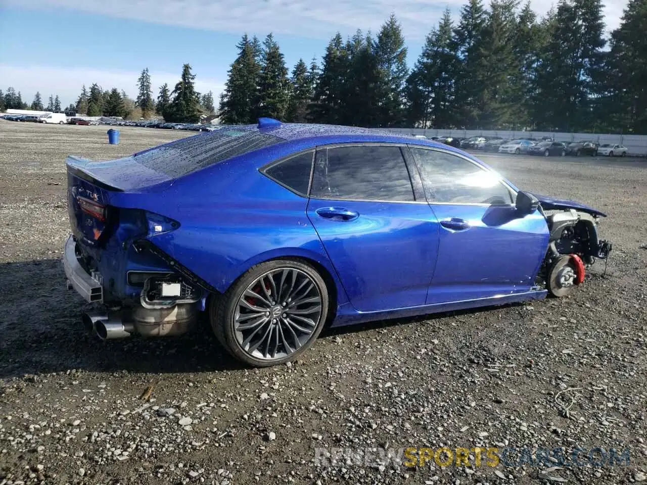 3 Photograph of a damaged car 19UUB7F06PA001753 ACURA TLX 2023