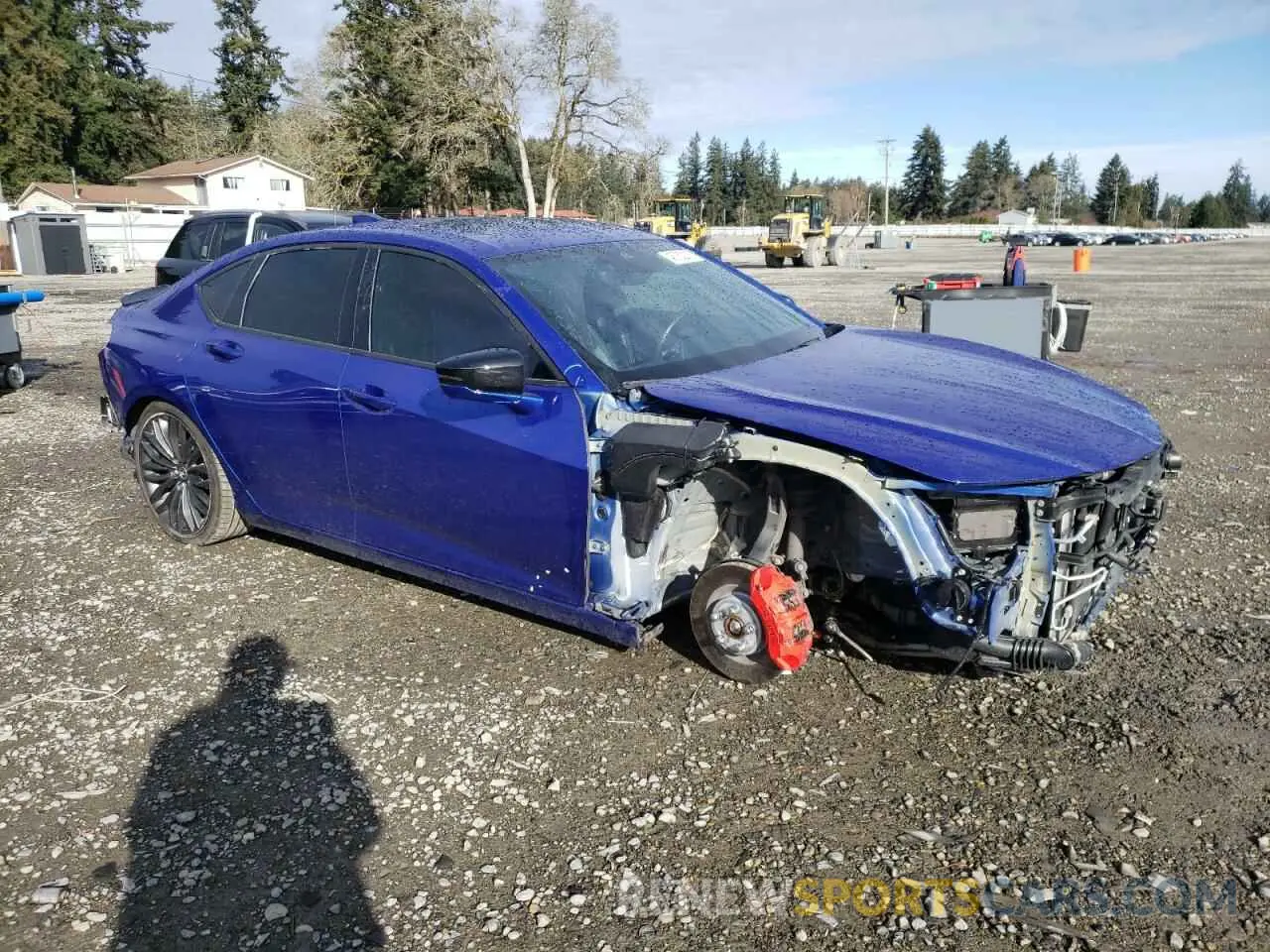 4 Photograph of a damaged car 19UUB7F06PA001753 ACURA TLX 2023
