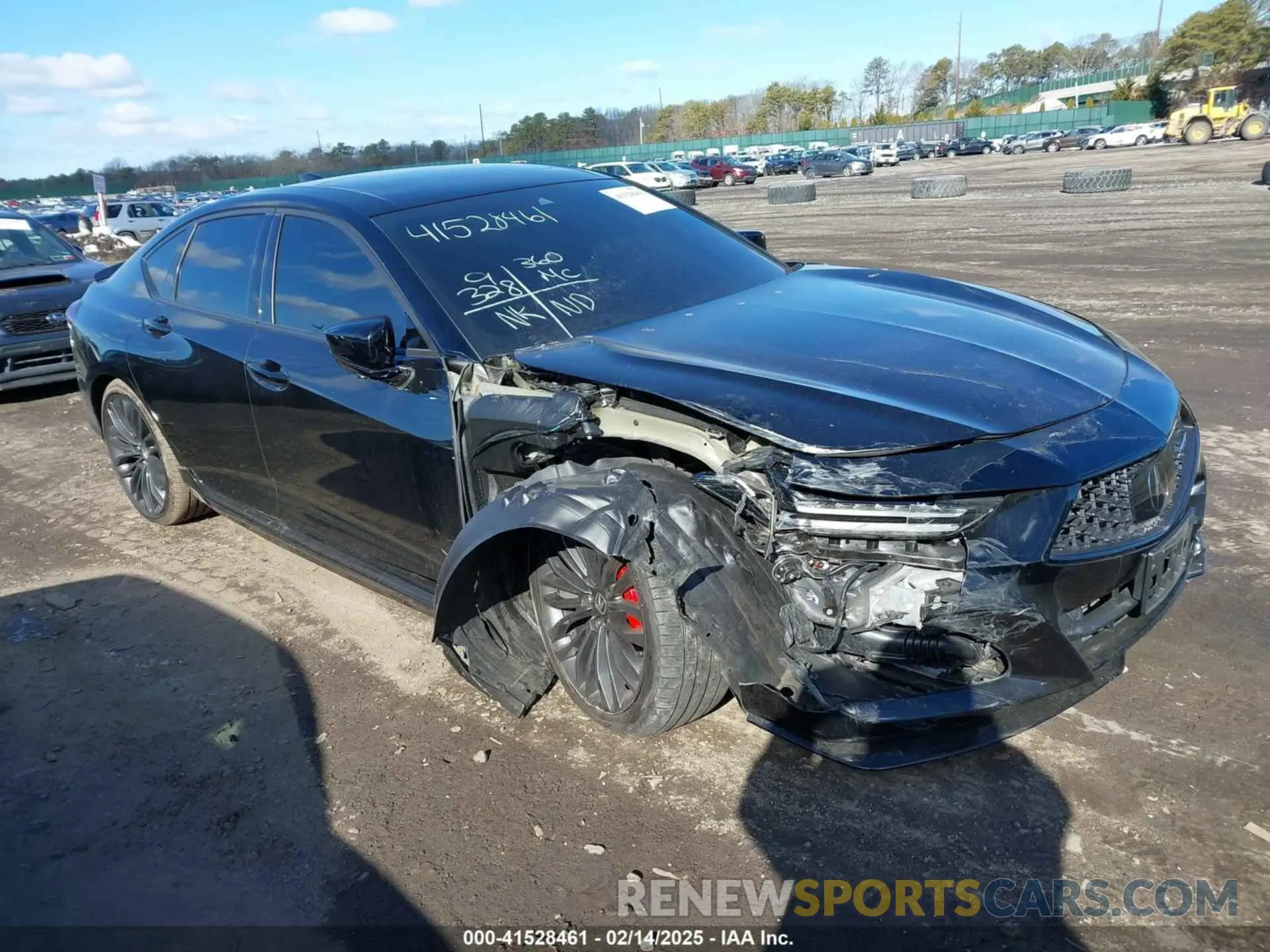 1 Photograph of a damaged car 19UUB7F06PA003020 ACURA TLX 2023