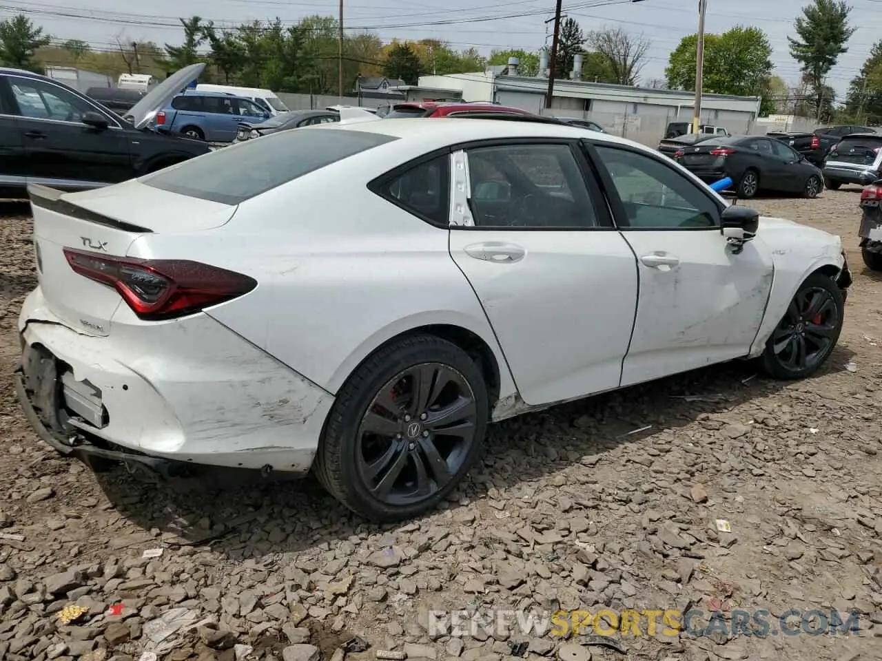 3 Photograph of a damaged car 19UUB7F08PA000491 ACURA TLX 2023