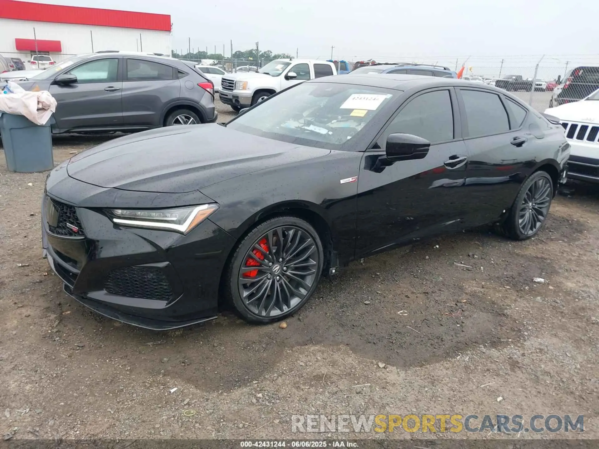 2 Photograph of a damaged car 19UUB7F09PA001262 ACURA TLX 2023