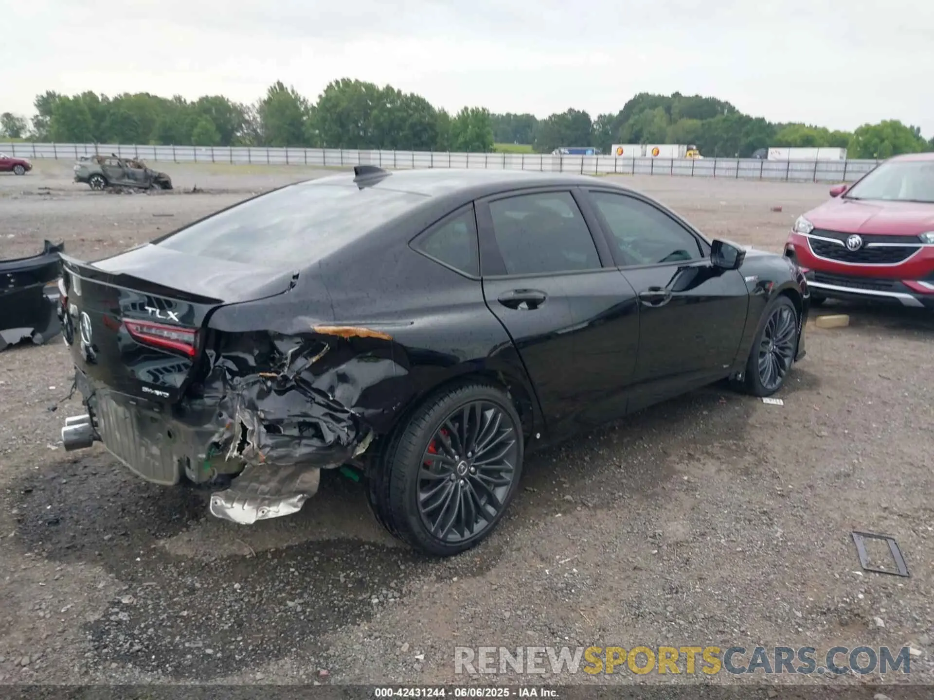 4 Photograph of a damaged car 19UUB7F09PA001262 ACURA TLX 2023