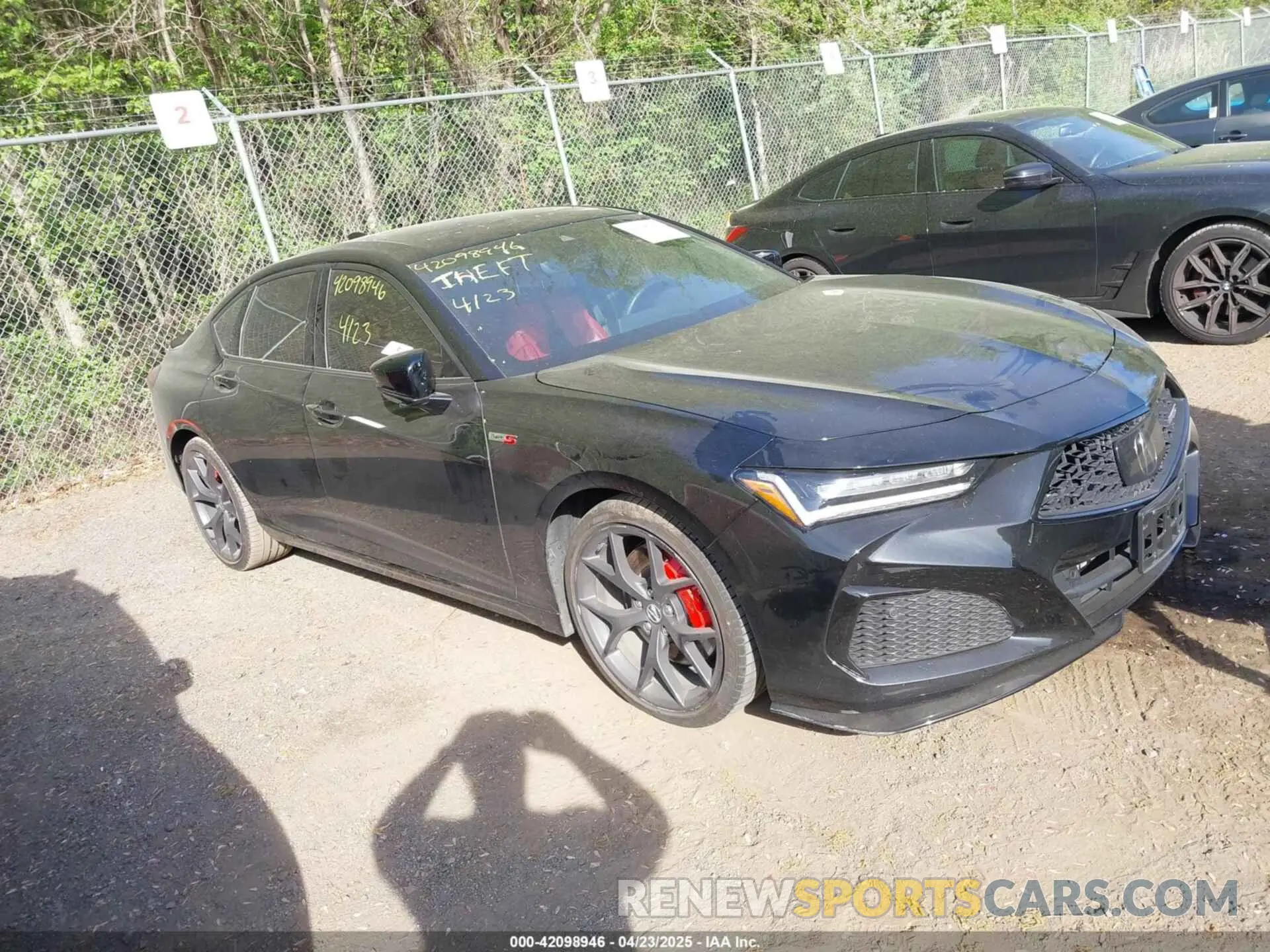 1 Photograph of a damaged car 19UUB7F91PA004042 ACURA TLX 2023