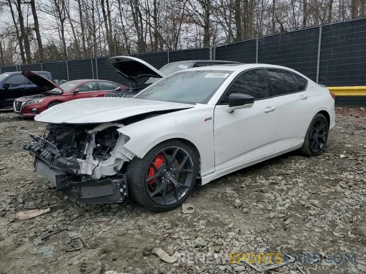 1 Photograph of a damaged car 19UUB7F92PA002817 ACURA TLX 2023