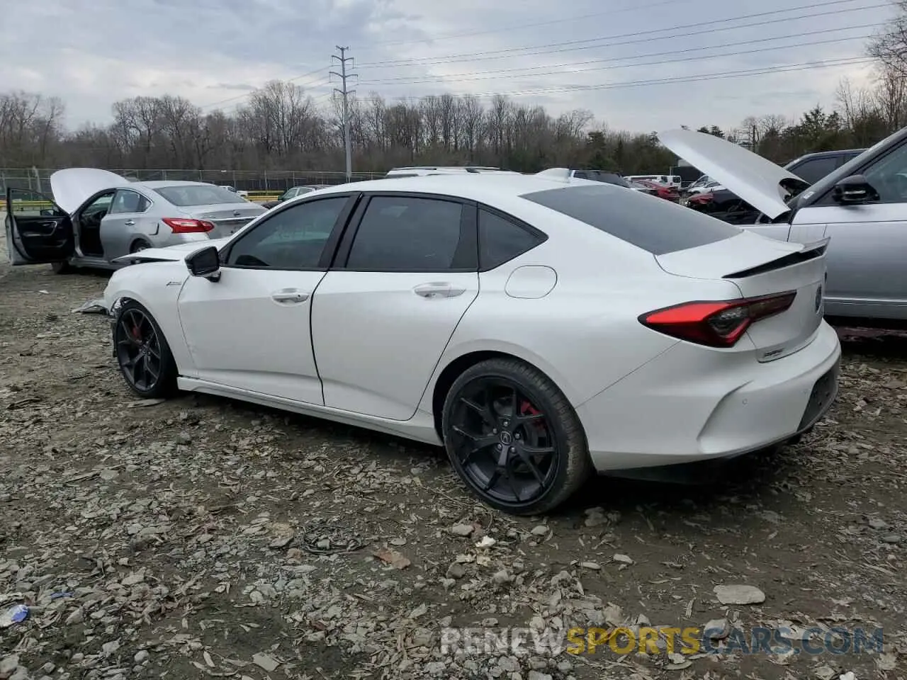 2 Photograph of a damaged car 19UUB7F92PA002817 ACURA TLX 2023