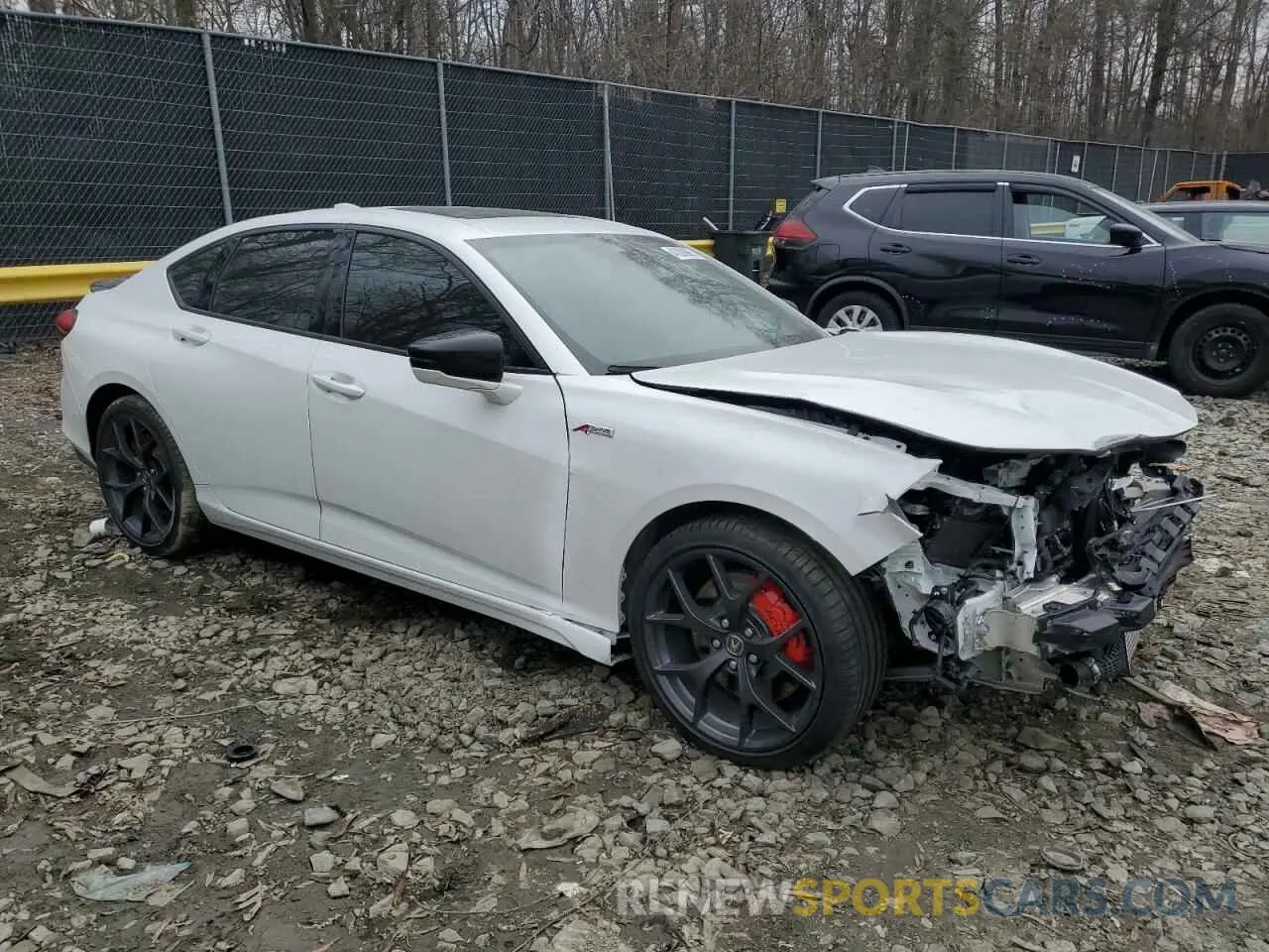 4 Photograph of a damaged car 19UUB7F92PA002817 ACURA TLX 2023