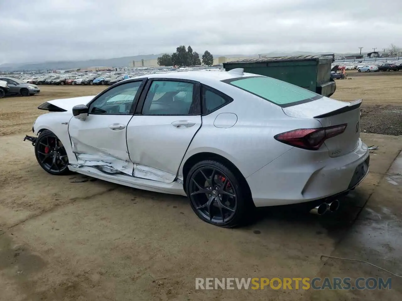 2 Photograph of a damaged car 19UUB7F93PA002597 ACURA TLX 2023