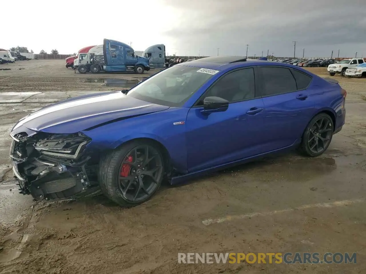 1 Photograph of a damaged car 19UUB7F93PA003054 ACURA TLX 2023
