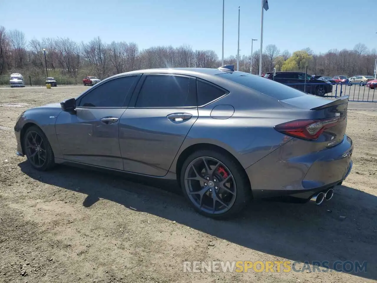 2 Photograph of a damaged car 19UUB7F96PA001573 ACURA TLX 2023