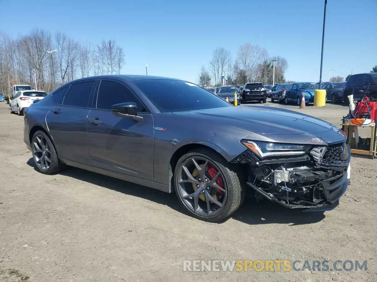 4 Photograph of a damaged car 19UUB7F96PA001573 ACURA TLX 2023