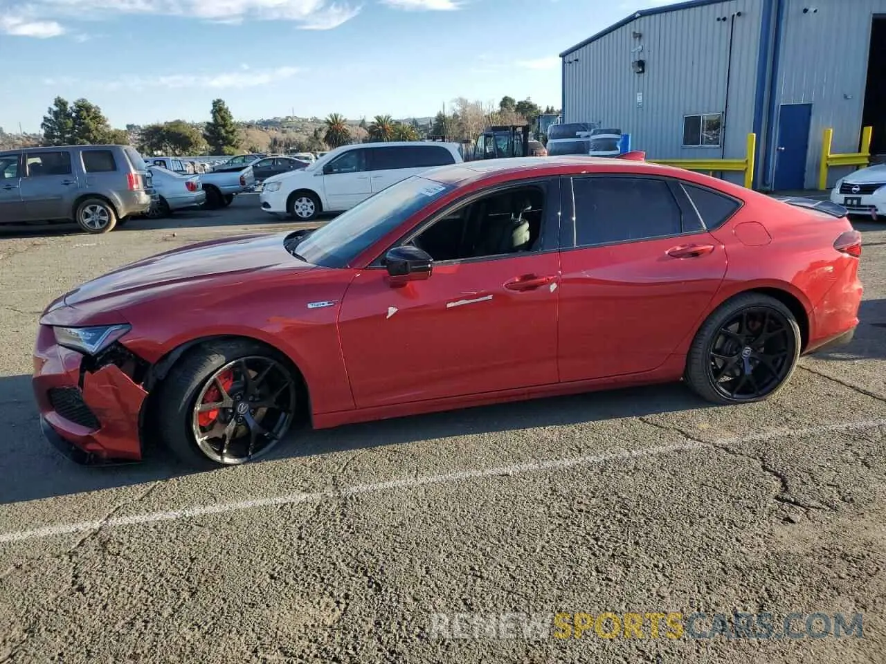 1 Photograph of a damaged car 19UUB7F98PA002188 ACURA TLX 2023