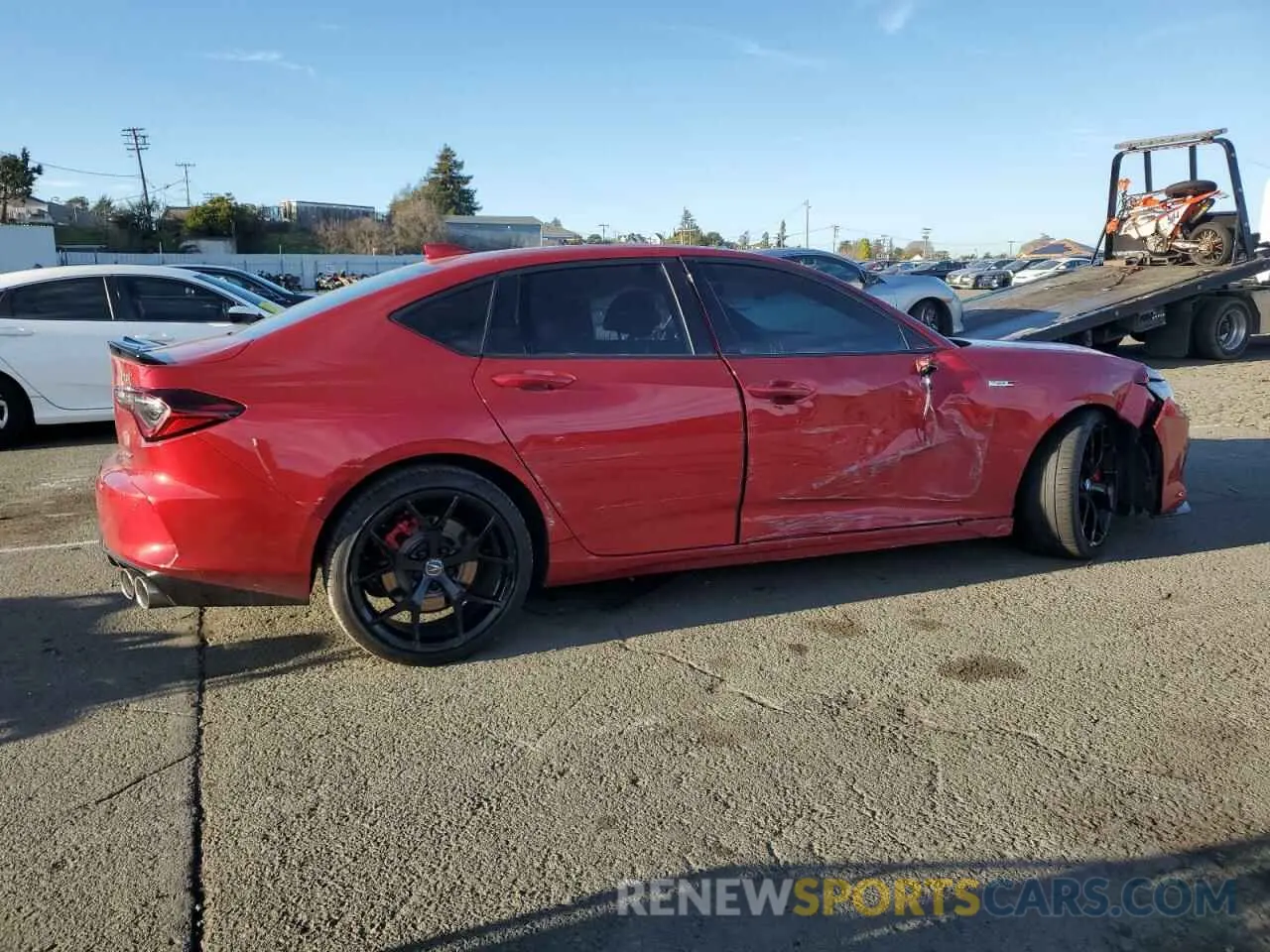 3 Photograph of a damaged car 19UUB7F98PA002188 ACURA TLX 2023