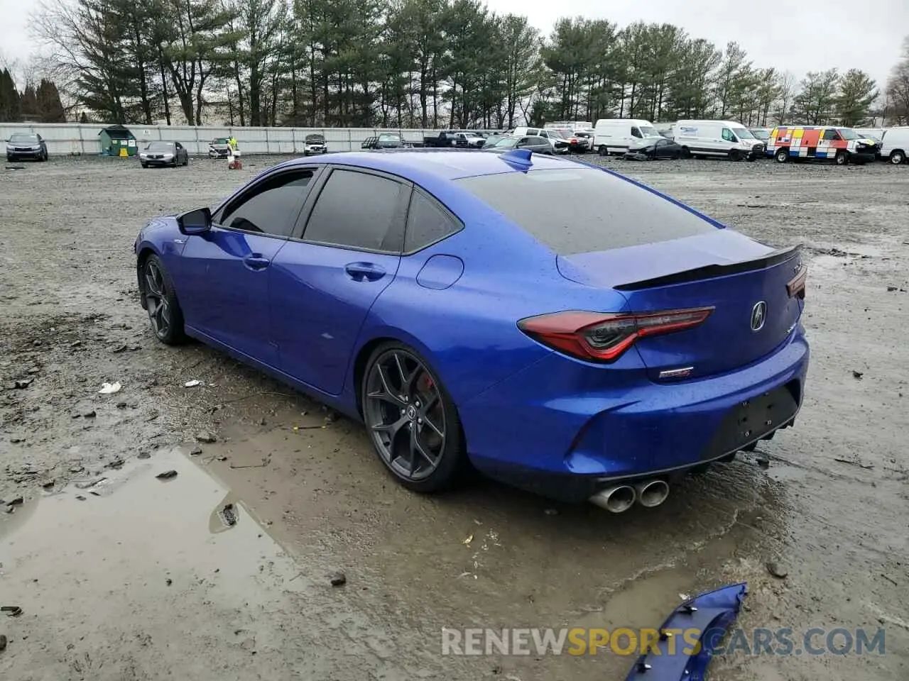 2 Photograph of a damaged car 19UUB7F99PA001485 ACURA TLX 2023