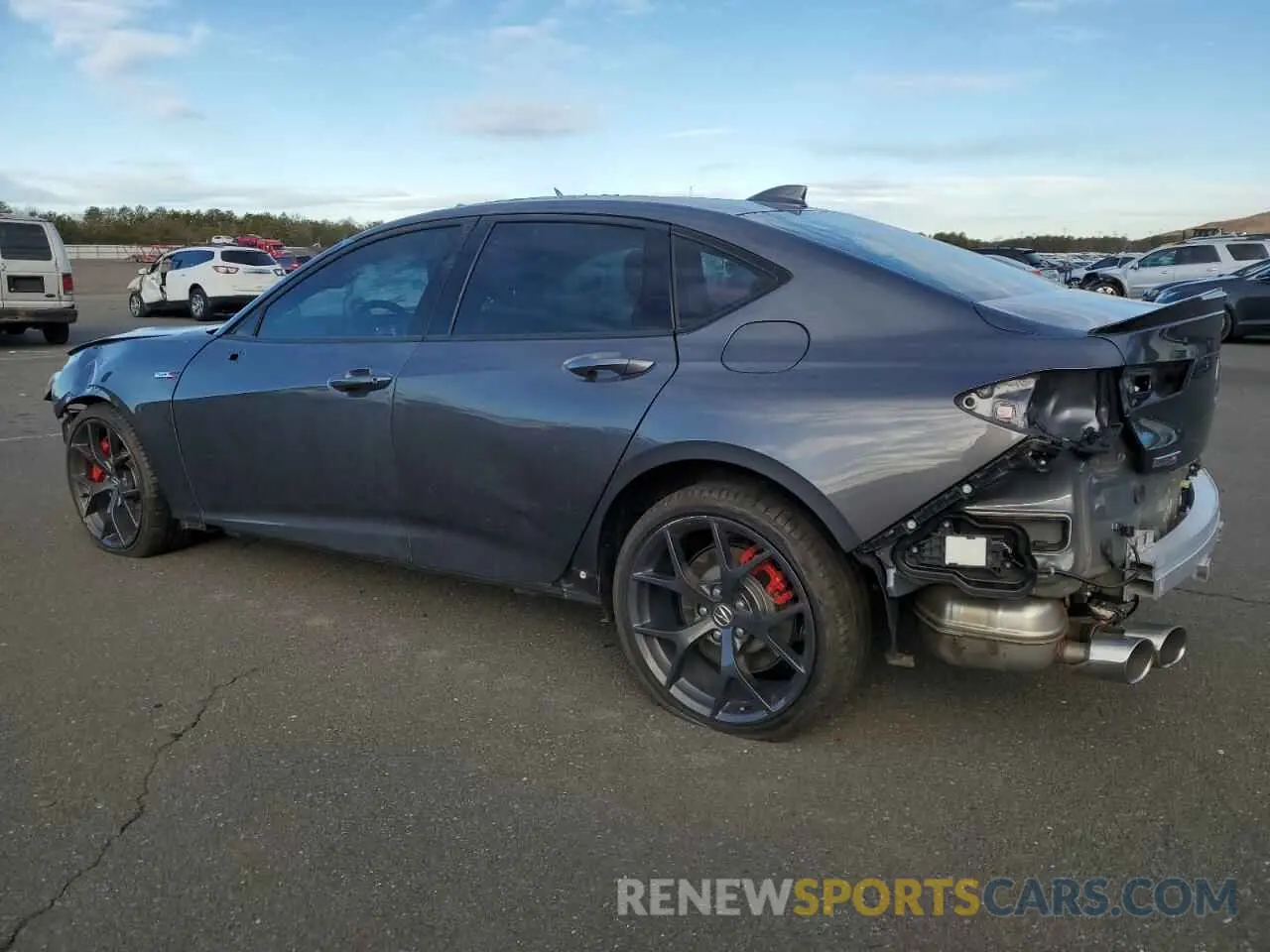 2 Photograph of a damaged car 19UUB7F9XPA001365 ACURA TLX 2023