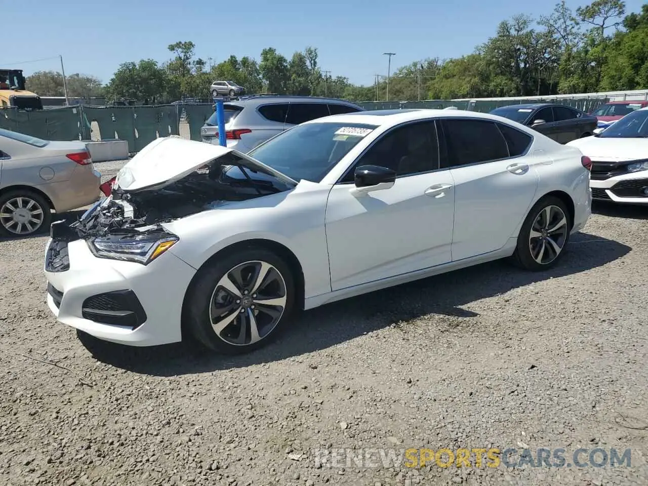 1 Photograph of a damaged car 19UUB5F47RA000752 ACURA TLX 2024