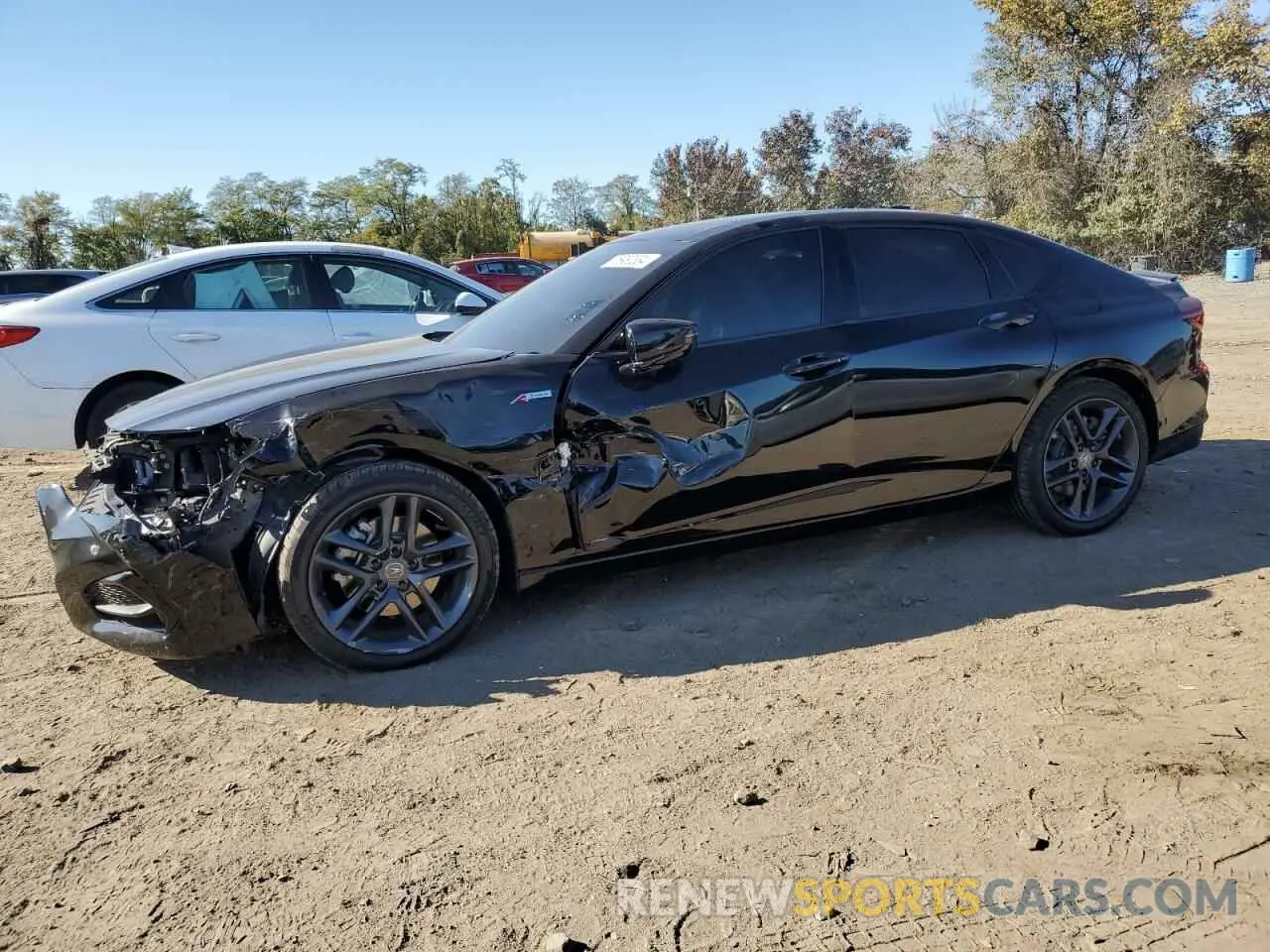 1 Photograph of a damaged car 19UUB6F56RA000238 ACURA TLX 2024